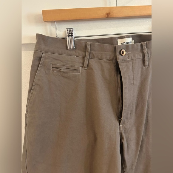 Taylor Stitch Pants Men’s 33 Democratic Foundation Flat Front Straight Chino - Picture 2 of 8